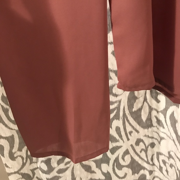 Charlotte Russe Mauve/Pink Cold Shoulder Blouse - Picture 4 of 5